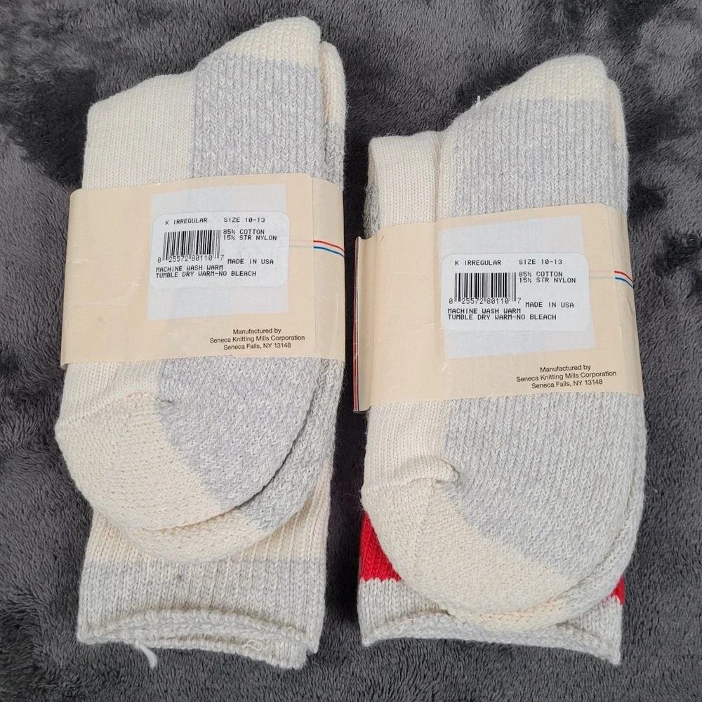 Vintage Seneca Men's Irregular Socks Size 10-13